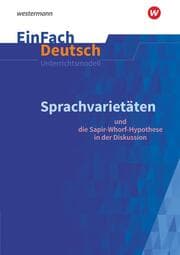 Cover von Sprachvarietäten - und die Sapir-Whorf-Hypothese in der Diskussion