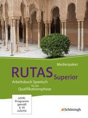 Cover von RUTAS Superior - Arbeitsbuch für Spanisch als neu einsetzende und fortgeführte Fremdsprache in der Qualifikationsphase der gymnasialen Oberstufe in Nordrhein-Westfalen u.a.