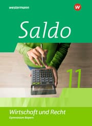 Cover von Saldo - Wirtschaft und Recht - Ausgabe 2023 für Gymnasien in Bayern