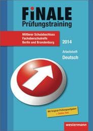 Cover von Finale, Prüfungstraining Mittlerer Schulabschluss, Ausgabe 2014, B, Rs