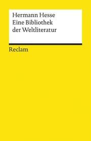 Cover von Eine Bibliothek der Weltliteratur