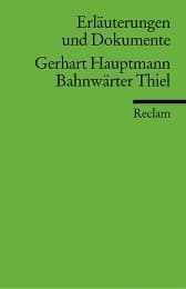 Cover von Gerhart Hauptmann, Bahnwärter Thiel