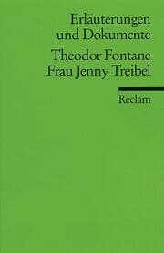 Cover von Erläuterungen und Dokumente zu Theodor Fontane: Frau Jenny Treibel