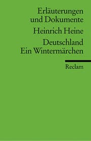 Cover von Heinrich Heine, Deutschland.Ein Wintermärchen