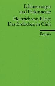 Cover von Heinrich von Kleist, Das Erdbeben in Chili
