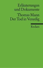 Cover von Thomas Mann, Der Tod in Venedig