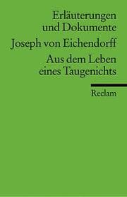 Cover von Joseph von Eichendorff, Aus dem Leben eines Taugenichts