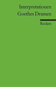 Cover von Goethes Dramen