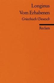 Cover von Vom Erhabenen