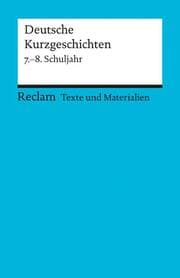Cover von Deutsche Kurzgeschichten.