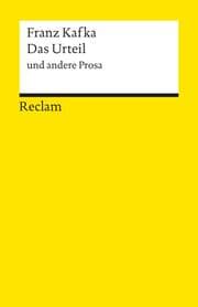 Cover von Das Urteil und andere Prosa