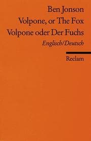 Cover von Volpone or The Fox /Volpone oder Der Fuchs