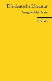 Cover von Die deutsche Literatur