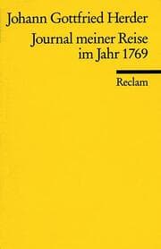 Cover von Journal meiner Reise im Jahr 1769