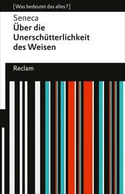 Cover von Über die Unerschütterlichkeit des Weisen