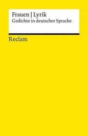 Cover von Frauen/Lyrik - Gedichte in deutscher Sprache