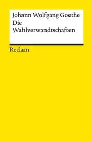Cover von Die Wahlverwandtschaften