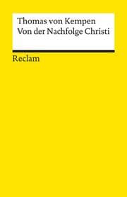 Cover von Von der Nachfolge Christi