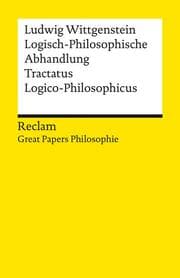 Cover von Logisch-Philosophische Abhandlung. Tractatus Logico-Philosophicus