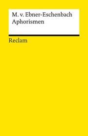 Cover von Aphorismen