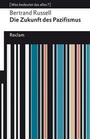 Cover von Die Zukunft des Pazifismus
