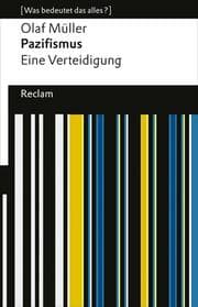 Cover von Pazifismus. Eine Verteidigung