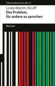 Cover von Das Problem, für andere zu sprechen