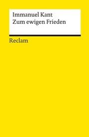 Cover von Zum ewigen Frieden