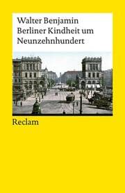 Cover von Berliner Kindheit um Neunzehnhundert