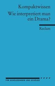 Cover von Wie interpretiert man ein Drama?