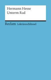 Cover von Hermann Hesse: Unterm Rad