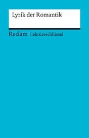 Cover von Lektüreschlüssel zu: Lyrik der Romantik