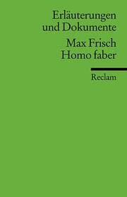 Cover von Erläuterungen und Dokumente zu Max Frisch: Homo faber