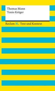 Cover von Tonio Kröger. Textausgabe mit Kommentar und Materialien