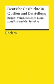 Cover von Deutsche Geschichte in Quellen und Darstellung 7