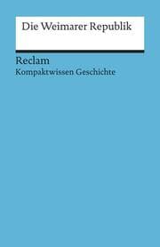 Cover von Weimarer Republik