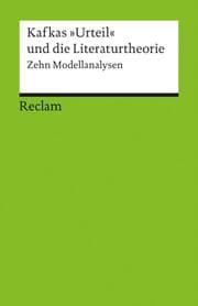 Cover von Kafkas 'Urteil' und die Literaturtheorie