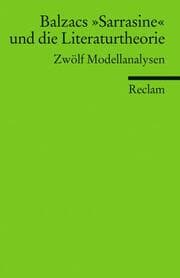 Cover von Balzacs 'Sarrasine' und die Literaturtheorie