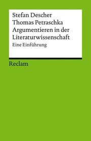 Cover von Argumentieren in der Literaturwissenschaft. Eine Einführung