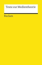 Cover von Texte zur Medientheorie