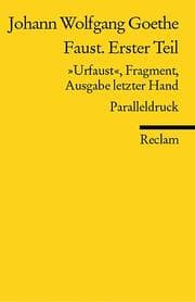 Cover von Faust. Erster Teil