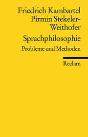 Cover von Sprachphilosophie