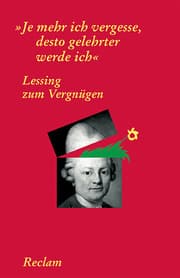 Cover von Lessing zum Vergnügen