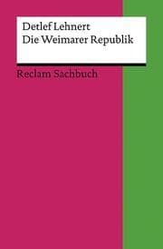 Cover von Die Weimarer Republik