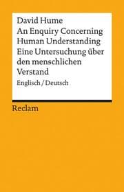 Cover von An Enquiry Concerning Human Understanding/Eine Untersuchung über den menschlichen Verstand