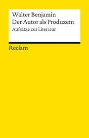 Cover von Der Autor als Produzent