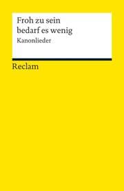 Cover von Froh zu sein bedarf es wenig