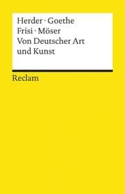 Cover von Von Deutscher Art und Kunst
