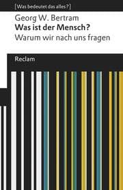 Cover von Was ist der Mensch?
