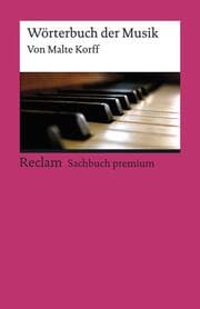 Cover von Wörterbuch der Musik